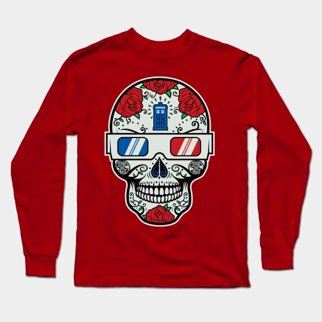 Dias De Las Diez Long Sleeve T-Shirt by machmigo